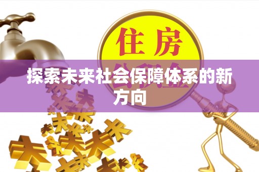 内埔探索未来社会保障体系的新方向