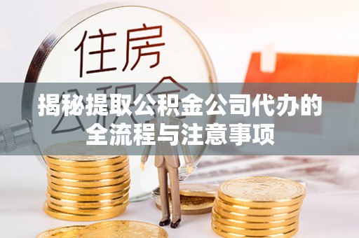 内埔揭秘提取公积金公司代办的全流程与注意事项