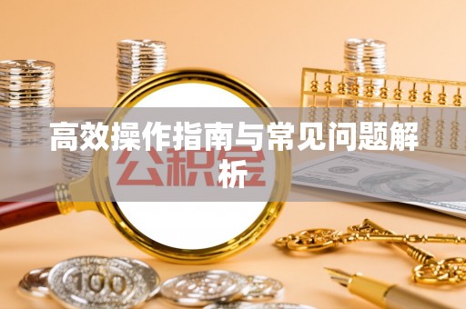 内埔高效操作指南与常见问题解析
