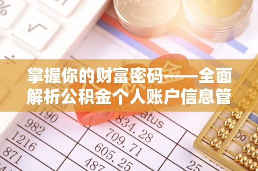 内埔掌握你的财富密码——全面解析公积金个人账户信息管理与优化