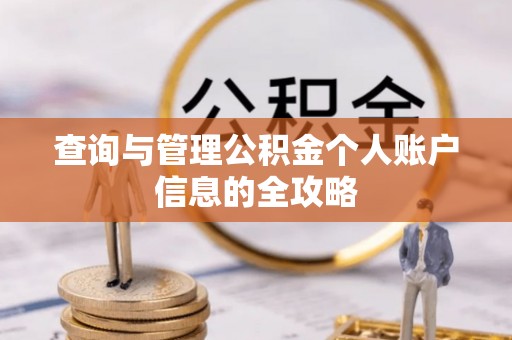 内埔查询与管理公积金个人账户信息的全攻略