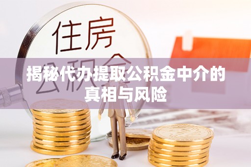 内埔揭秘代办提取公积金中介的真相与风险