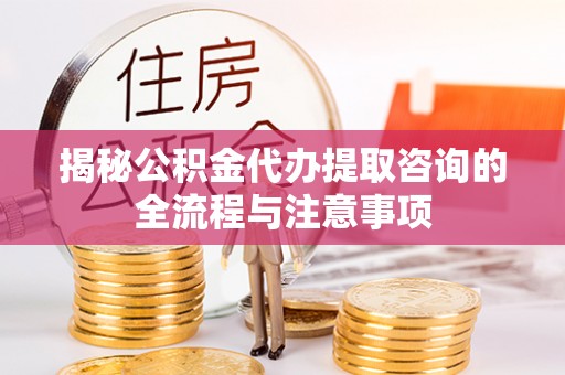 内埔揭秘公积金代办提取咨询的全流程与注意事项