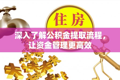 内埔深入了解公积金提取流程，让资金管理更高效