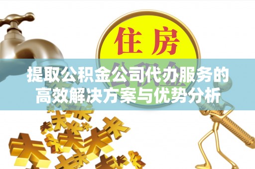 内埔提取公积金公司代办服务的高效解决方案与优势分析