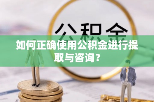 内埔如何正确使用公积金进行提取与咨询？