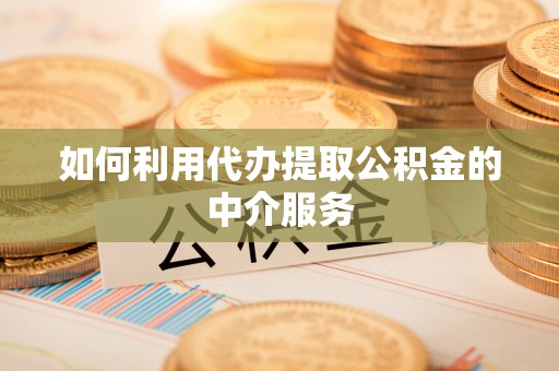 内埔如何利用代办提取公积金的中介服务