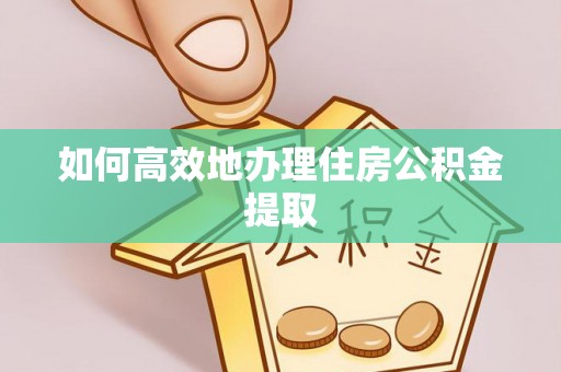 内埔如何高效地办理住房公积金提取