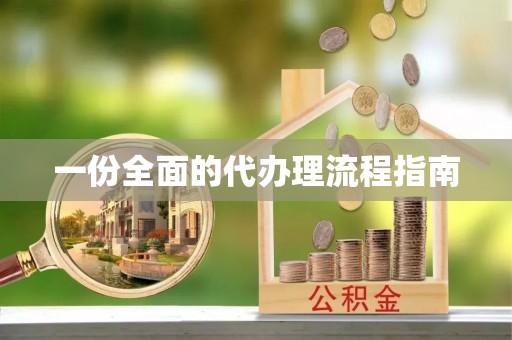 内埔一份全面的代办理流程指南